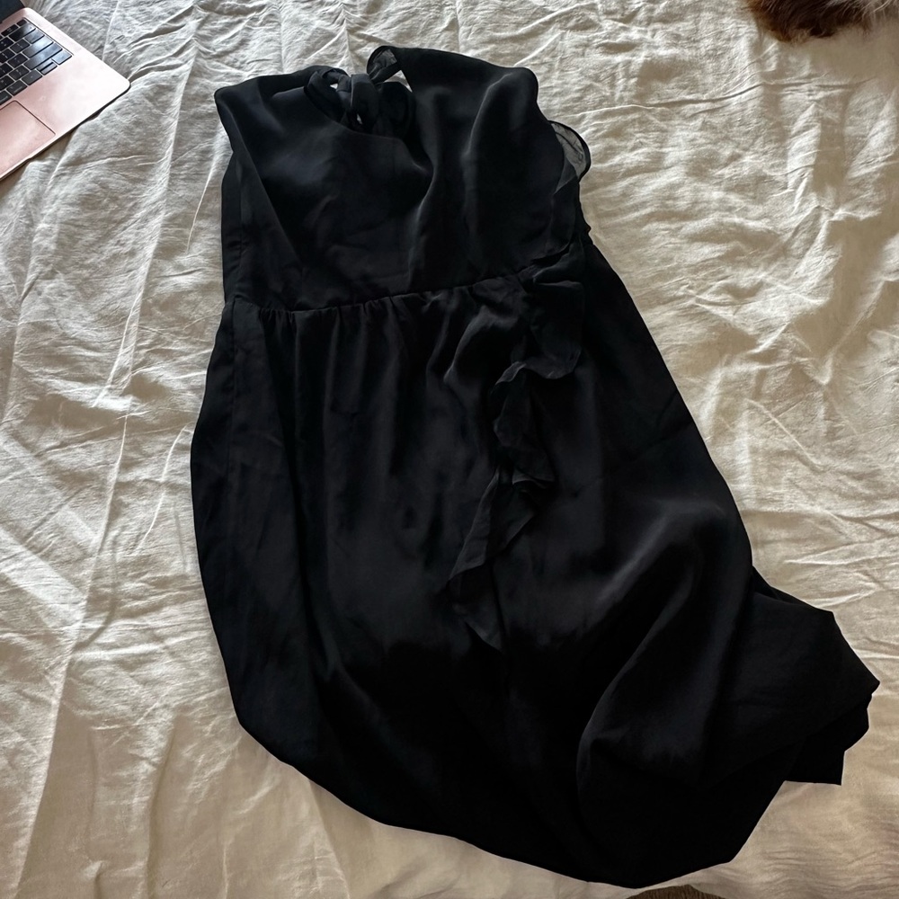 Twinkle by Wenlan Asymmetrical Black Dress
